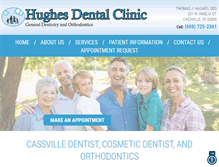 Tablet Screenshot of cassvilledentistry.com